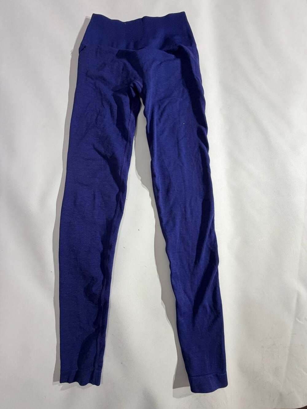 Alphalete Blue High Waisted Seamless Workout Leggings Womens XS